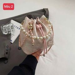 Túi Xô Thêu THUYCHAN Phong Cách Trung Hoa - Dây Rút Điều Chỉnh, Thời Trang