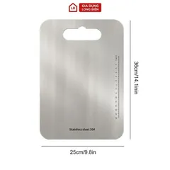 Thớt inox kháng khuẩn 2in1 là giải pháp tối ưu thay thế cho thớt gỗ truyền thống