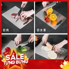 Thớt inox kháng khuẩn 2in1 là giải pháp tối ưu thay thế cho thớt gỗ truyền thống