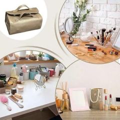 Túi Đựng Mỹ Phẩm 4 Trong 1 Cao Cấp - Túi Cuộn Trang Điểm Tách Rời Thông Minh Chống Thấm Nước Cho Du Lịch
