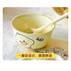 Set 2 Bát Ngộ Nghĩnh Kèm 2 Thìa - Decor Nhà Xinh