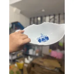 Đĩa Gà Sứ Cao Cấp - Thiết Kế Sang Trọng - Dùng Để Trang Trí Bàn Tiệc họa tiết hoa văn