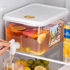 Bình Đựng Nước Có Vòi 5L Hộp Đựng Nước Trái Cây Trong Tủ Lạnh – Bình Nước Detox, Trà Chanh, Nước Ép Có Van Rót Tiện Lợi