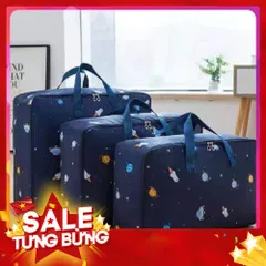 Set 3 túi đựng chăn màn quần áo vải dù siêu dai