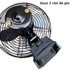 Quạt Tích Điện Mini 12V Siêu Mát – Quạt Sạc Pin Dùng Khi Mất Điện, Quạt Bàn Tiện Lợi Kèm Pin Và Sạc