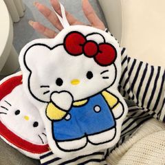 Combo 2 Khăn Lau Tay Nhà Bếp Hình Hello Kitty Dễ Thương – Khăn Lau Đa Năng Thấm Hút Cực Tốt, Mềm Mịn Có Móc Treo