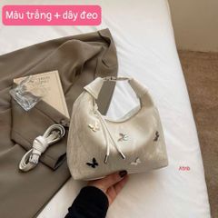 Túi Xách Nữ Sang Chảnh Gắn Họa Tiết 🦋 - Tặng Dây Đeo Thời Trang