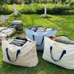 Túi Đựng Chăn Màn Quần ÁO Cỡ Lớn - Túi Chuyển Nhà Chống Nước, Vải Oxford Dày Dặn Có Khóa Kéo & Quai Xách Chắc Chắn