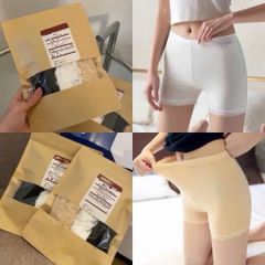 Set 3 Quần Mặc Trong Váy Phối Ren Cao Cấp - Quần Đùi Váy Nữ Thun Lạnh Co Giãn 4 Chiều Kháng Khuẩn Siêu Mềm Mịn