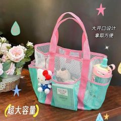 Túi Lưới Du Lịch Đa Năng 7 Ngăn – Túi Đi Biển, Đi Bơi Chống Nước, Tiện Lợi (Không kèm móc khóa)