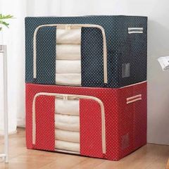 Túi Vải Đựng Quần Áo Khung Sắt Đa Năng - Thùng Đựng Chăn Màn Đồ Chơi Gấp Gọn Có Khung Thép Chắc Chắn
