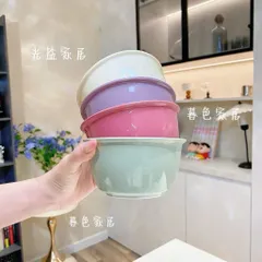 Bộ Bát Ăn Cơm Gốm Sứ Pastel Kèm Thìa Cao Cấp - Chén Sứ Decor Phong Cách Hàn Quốc Macaron Xinh Xắn