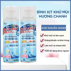 Bình Khử Mùi Hôi Chân Hôi Giày Nhật Bản - Kháng Khuẩn, Hương Mát Lạnh, Giữ Lâu Dài