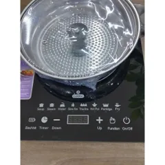 Bếp Từ Đơn GROPA Cao Cấp - Bếp Điện Từ Cảm Ứng Mặt Kính Chịu Nhiệt Kèm Nồi Lẩu Chống Dính Tiện Lợ