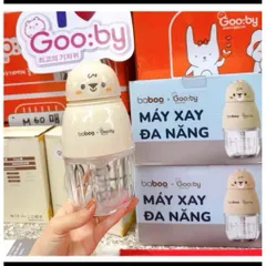 Máy Xay Thịt Đa Năng Goooby Cối Inox 304 Cao Cấp - Dung Tích 0.3L, Lưỡi Dao Kép Siêu Bén, Xay Nhuyễn Mọi Thực Phẩm