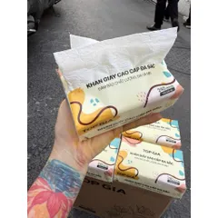 Khăn Giấy Rút Top Gia Gói 240 Tờ Giấy - Giấy Ăn Top Gia Mềm Mịn, Thấm Hút Tốt