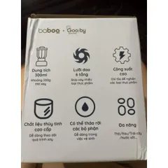 Máy Xay Thịt Đa Năng Goooby Cối Inox 304 Cao Cấp - Dung Tích 0.3L, Lưỡi Dao Kép Siêu Bén, Xay Nhuyễn Mọi Thực Phẩm
