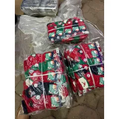 Tất Noel Họa Tiết Dễ Thương - Set 10 Đôi Tặng Lễ Giáng Sinh