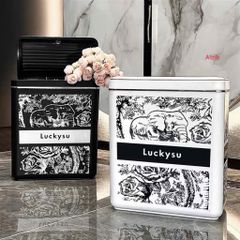 Thùng Rác Thông Minh Nhựa PP Vintage Sang Trọng - Dung Tích 10L, Tiện Dụng Cho Gia Đình