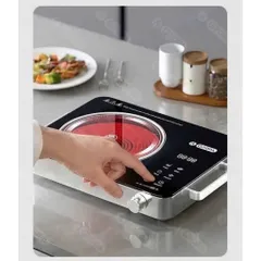 Bếp Hồng Ngoại Gropa 2200W Cao Cấp - Không Kén Nồi, Mặt Kính Cường Lực, Cảm Ứng Nhạy (Hàng Chính Hãng)