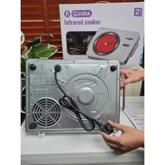 Bếp Hồng Ngoại Gropa 2200W Cao Cấp - Không Kén Nồi, Mặt Kính Cường Lực, Cảm Ứng Nhạy (Hàng Chính Hãng)