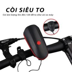Đèn Xe Đạp LED Siêu Sáng Gắn Ghi Đông Chống Nước – Đèn Trước Xe Đạp Sạc USB An Toàn Khi Đi Đêm