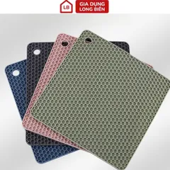 Miếng Lót Silicon Vuông Cách Nhiệt Cao Cấp - Chịu Nhiệt Tới 200 Độ C, Dễ Dàng Vệ Sinh