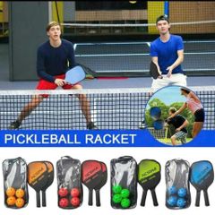 Bộ Vợt 2 Pickleball + 4 Quả Bóng Pickleball - Dụng Cụ Thể Thao Chất Lượng Cao