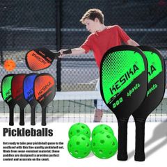 Bộ Vợt 2 Pickleball + 4 Quả Bóng Pickleball - Dụng Cụ Thể Thao Chất Lượng Cao