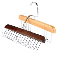 Combo 2 Móc Treo Quần Áo Gỗ 8 Chấu Đa Năng - Tiện Lợi và Sang Trọng