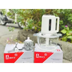 Máy Xay Thịt Thủy Tinh Cao Cấp AMEY - Dung Tích 2L, Công Suất 300W