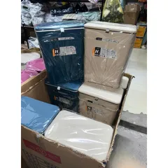 Thùng Rác Treo Tủ Bếp Có Nắp Đậy - Kẹp Bếp Tiện Ích 9 Lít
