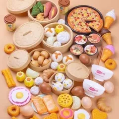 Bộ Đồ Chơi Bánh Bao Siêu Yêu Cho Bé - Hộp 88 Chi Tiết Sáng Tạo