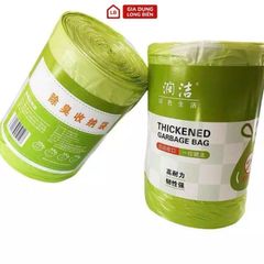 Combo 2 cuộn 50 Túi Đựng Rác ngải cứu Đa Năng, Có Dây Buộc Loại Dày Dai Chắc, Chống Rò Rỉ Nước