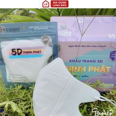 Hộp 100 Khẩu Trang Thịnh Phát 5D Cao Cấp - Bảo Vệ An Toàn, Tiện Lợi