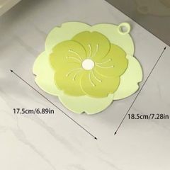 Nắp Bịt Cống Silicon Hình Hoa Cao Cấp - Miếng Lót Chặn Rác, Ngăn Mùi Hôi, Chống Côn Trùng Cho Nhà Tắm, Nhà Bếp (Mẫu Mới)
