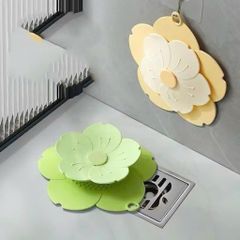 Nắp Bịt Cống Silicon Hình Hoa Cao Cấp - Miếng Lót Chặn Rác, Ngăn Mùi Hôi, Chống Côn Trùng Cho Nhà Tắm, Nhà Bếp (Mẫu Mới)