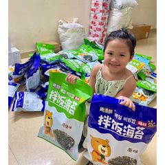 Combo 3 gói rong Biển Vụn Rắc Cơm Hình Gấu  Khổng Lồ Cho Bé 128 gr