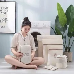 Sét 6 túi giặt đủ kích cỡ 3 lớp