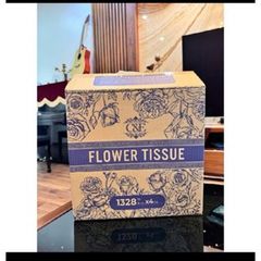 Giấy Rút Treo Tường 5312 Tờ 4 Lớp C&E FLOWER TISSUE - Cao Cấp và Tiện Lợi