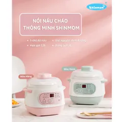 Nồi Hầm Cháo Chậm Cách Thủy 1L Cao Cấp - Bản Tiếng Trung Tiện Lợi Bảo Hành 1 Năm