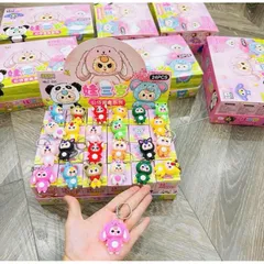Hộp 24 Móc Khoá Babythree Blindbox - Bé Ba Dễ Thương, Bất Ngờ