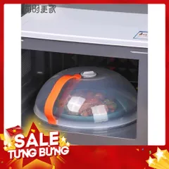 Nắp Đậy Thực Phẩm Dùng Trong Lò Vi Sóng Có Tay Cầm Nhựa PP Chịu Nhiệt, Giữ Sạch Lò