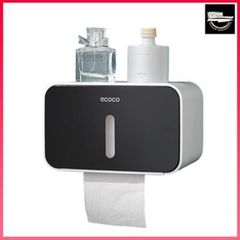 Hộp Đựng Giấy Vệ Sinh Ecoco Hình Chữ Nhật - Kèm Miếng Dán Cực Chắc