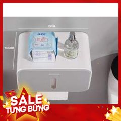 Hộp Đựng Giấy Vệ Sinh Ecoco Hình Chữ Nhật - Kèm Miếng Dán Cực Chắc