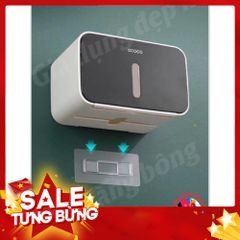Hộp Đựng Giấy Vệ Sinh Ecoco Hình Chữ Nhật - Kèm Miếng Dán Cực Chắc