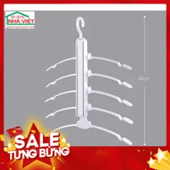 Móc Treo Quần Áo Tiết Kiệm Không Gian 5 in 1 ECOCO E1904 - Đa Năng và Tiện Lợi