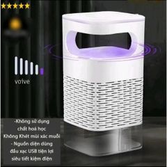 Đèn Bắt Muỗi Bắt Côn Trùng Máy Bắt Muỗi Thông Minh Có Đèn Led Tia UV Tiết Kiệm Điện