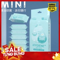Khăn Giấy Ướt Mini Bịch 8 Gói - Tiện Lợi, Đa Năng Cho Mọi Gia Đình