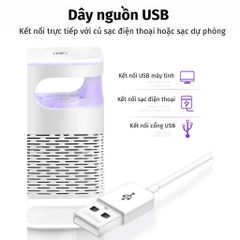 Đèn Bắt Muỗi Bắt Côn Trùng Máy Bắt Muỗi Thông Minh Có Đèn Led Tia UV Tiết Kiệm Điện